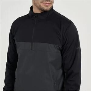 Nike Shield Windbreaker Standard Fit, Black/Grey, Mens L